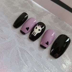 Valentines press on nails